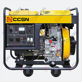 CCSN 5KW/6.25KVA مجموعة مولد الديزل الاحتياطي المنزلي المحمول ذو الوقود المزدوج
