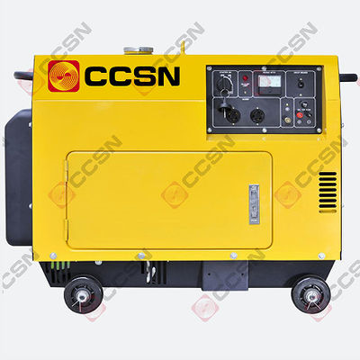 CCSN 5KW/6.25KVA مجموعة مولد الديزل المحمولة المنزلية الصامتة النوع الاحتياطي
