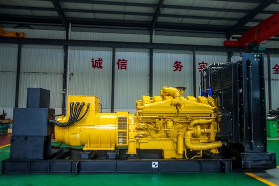 مولدات وقود الغاز الطبيعي مع طاقة 800KW-1500KW لمشاريع واسعة النطاق